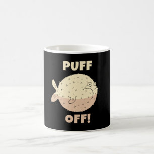 Puff Off Puffer Fish Sea Coffee Mug
