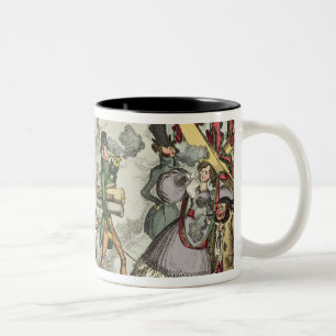 Puff, Puff, It is an Age of Puffing, Puff, Puff, P Two-Tone Coffee Mug