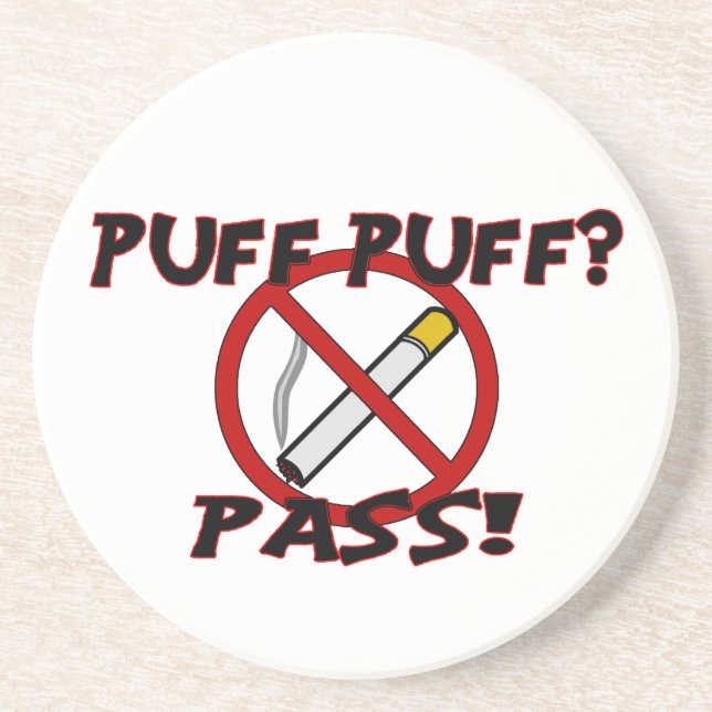 Puff Puff Pass Coaster (Front)