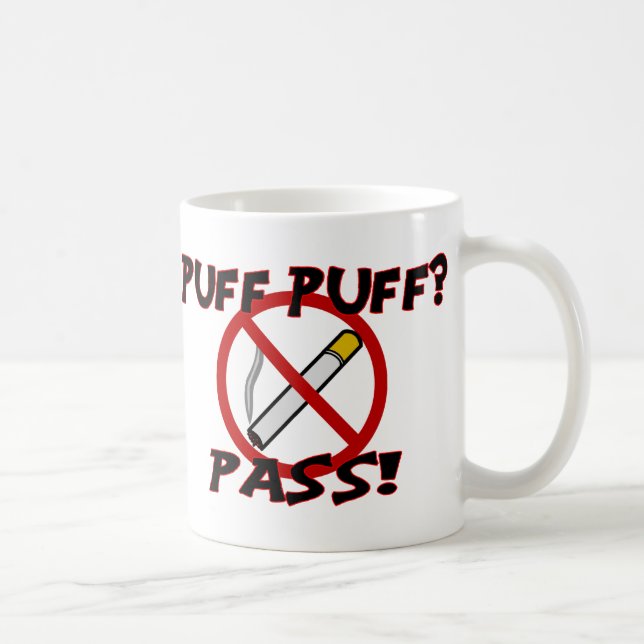 Puff Puff Pass Coffee Mug (Right)