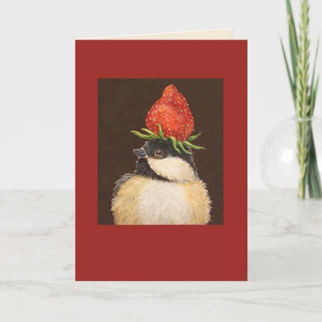 Puff the chickadee card (Front)