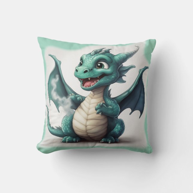 Puff The Little Magic Dragon Cushion (Front)