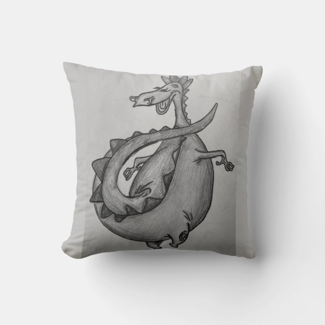 Puff the Magic Dragon Cushion (Front)