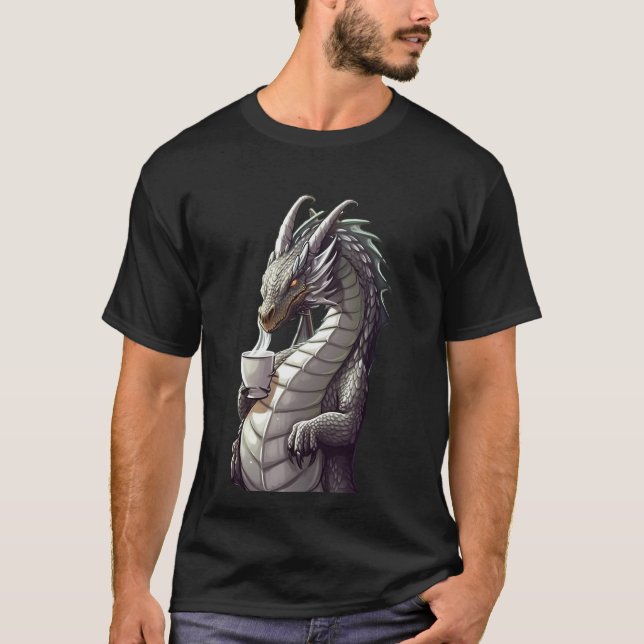 Puff the Sipping Dragon T-Shirt (Front)