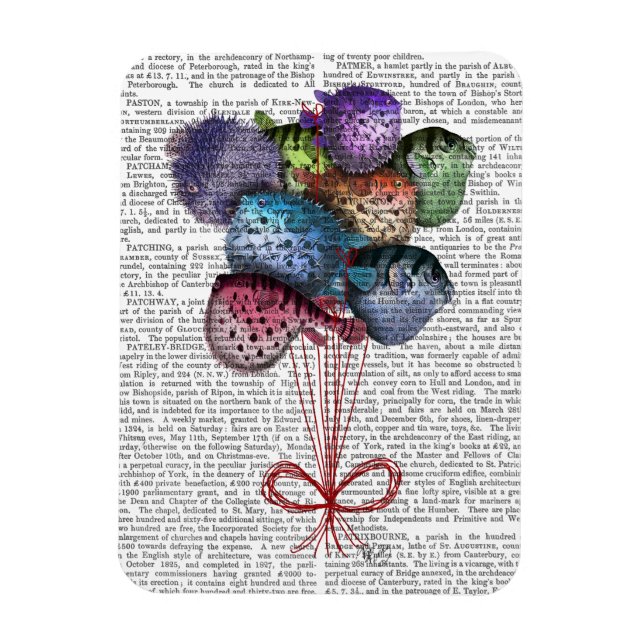 Puffer Fish Balloons Magnet (Vertical)