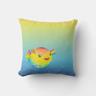 Puffer fish cushion
