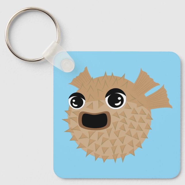 Puffer Fish Key Ring (Front)
