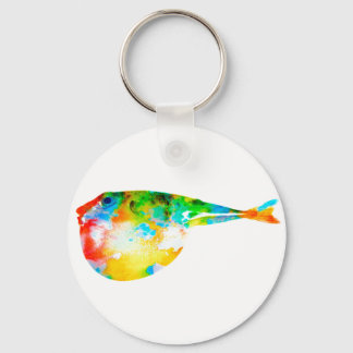 Puffer Fish Key Ring