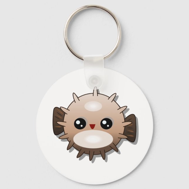 Puffer Fish Keychain (Front)
