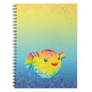 Puffer fish notebook