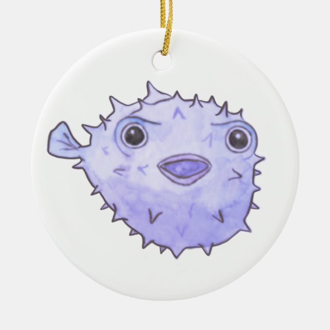 Puffer Fish Ornament (Front)