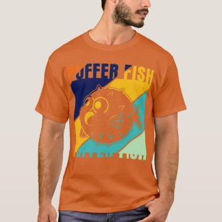 Puffer Fish Retro Puffer Fish T-Shirt