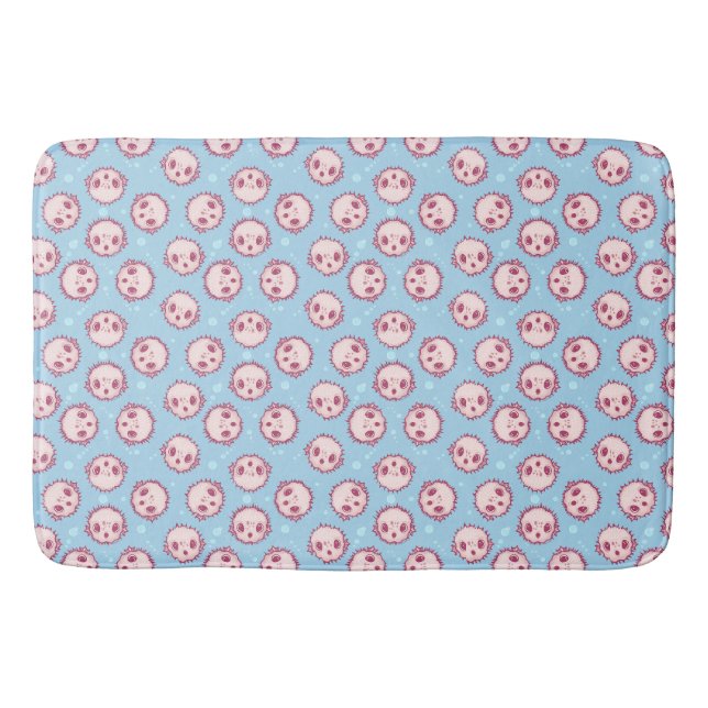 Pufferfish  bath mat (Front)