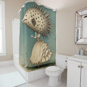 Pufferfish Couture Shower Curtain