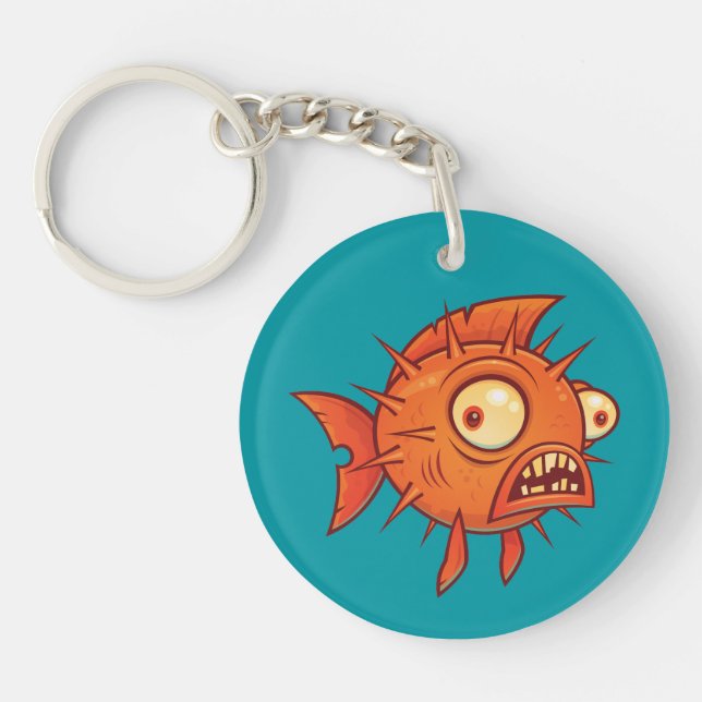 Pufferfish Key Ring (Front)