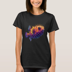 Pufferfish Motfi Blowfish Lover Sea Ocean Animal P T-Shirt