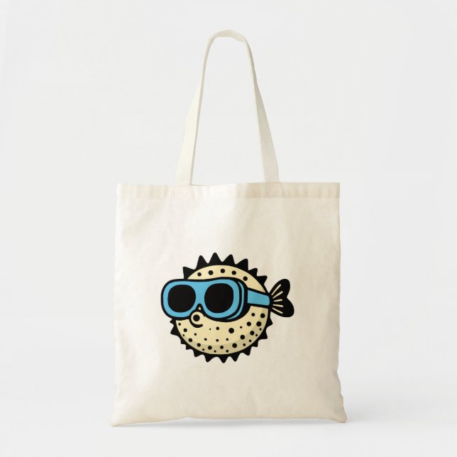 Pufferfish Tote Bag (Front)