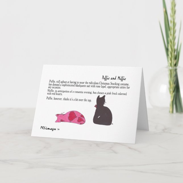 Puffie and Muffie Valentine Card (Front)