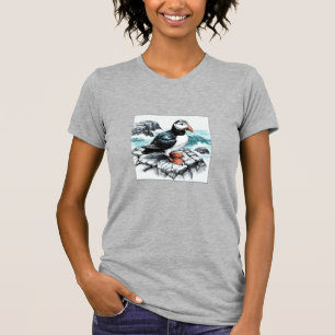 Puffin bird Bella+Canvas Women’s Slim Fit Tee