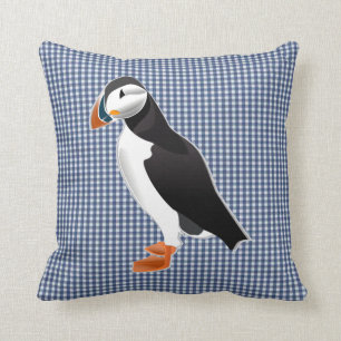 puffin bird pillow