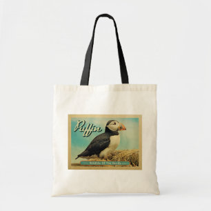 Puffin Bird - Wildlife of the North Tote Bag