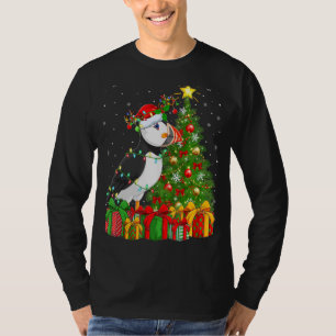 Puffin Bird Xmas Holiday Santa Puffin Christmas T-Shirt