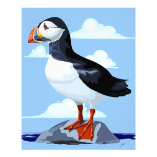 Puffin Cute Atlantic Seabird Photo Print
