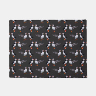 Puffin Frenzy Floor Mat (Dark Grey)