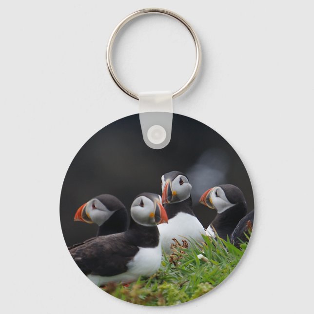 Puffin Gang Key Ring (Front)