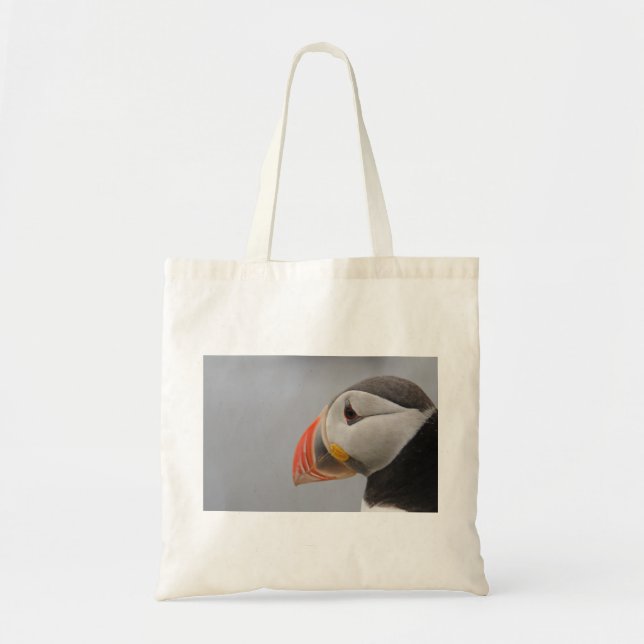 Puffin Head Iceland Tote Bag (Front)