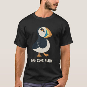 Puffin Here Goes Iceland Animal Puffin   Seabird A T-Shirt