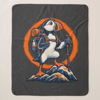 Puffin Hiker – Wild Trails Sherpa Blanket