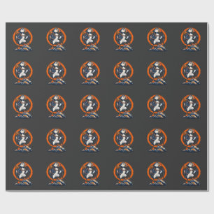 Puffin Hiker – Wild Trails Wrapping Paper