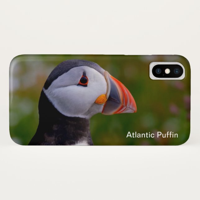 Puffin image for iPhone / iPad case (Back (Horizontal))