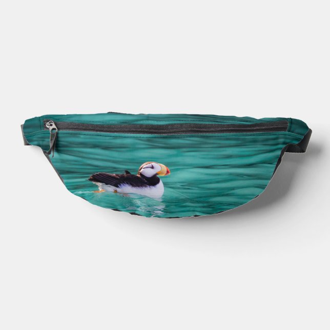 Puffin In Resurrection Bay, Alaska Bum Bags (Lay Down)