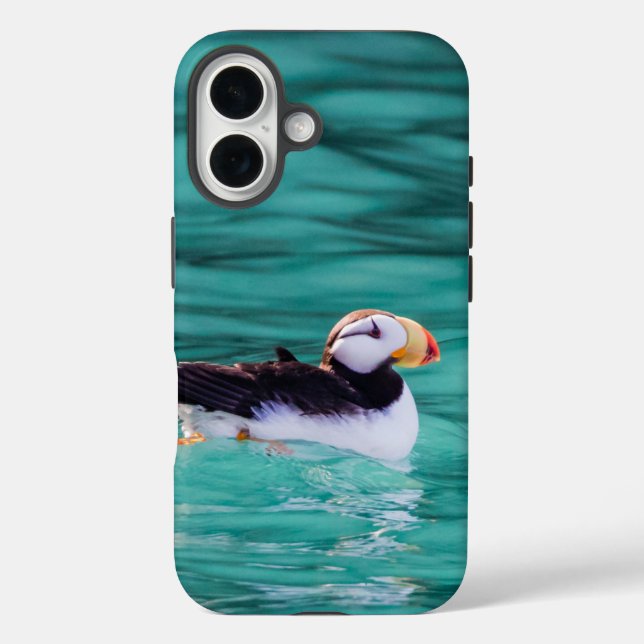 Puffin In Resurrection Bay, Alaska Case-Mate iPhone Case (Back)