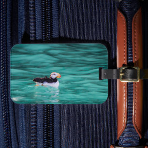 Puffin In Resurrection Bay, Alaska Luggage Tag