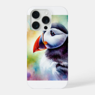 Puffin in Watercolor 080824AREF106 - Watercolor iPhone 15 Pro Case