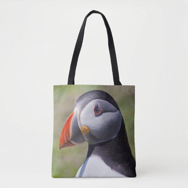 Puffin Portrait All Over Print Bag (Front)