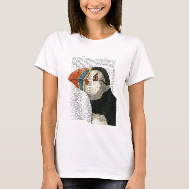 Puffin Portrait T-Shirt (Front)