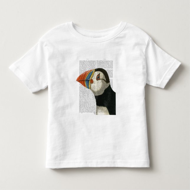 Puffin Portrait Toddler T-Shirt (Front)
