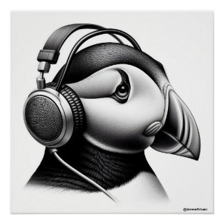 Puffin Poster
