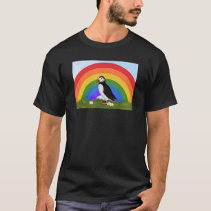 Puffin Rainbow Bird Birdlover Birdwatcher Biologis T-Shirt