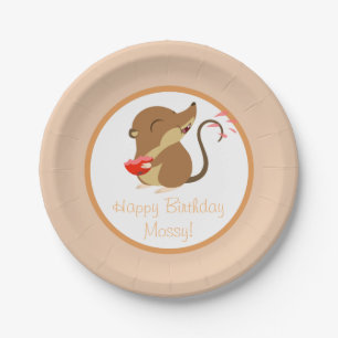 Puffin Rock Party Plate - Mossy