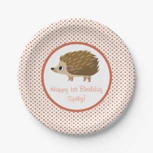Puffin Rock Party Plate - Spiky