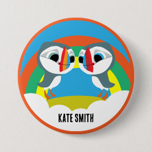 Puffin Rocks 7.5 Cm Round Badge
