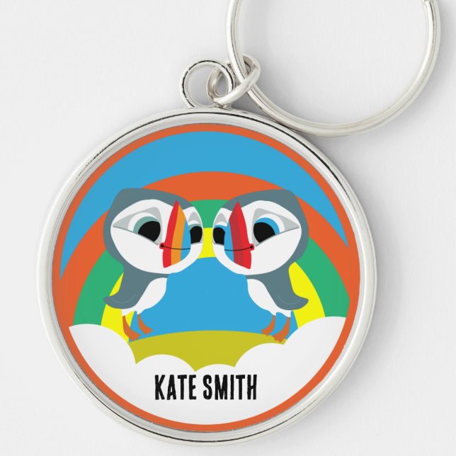 Puffin Rocks Key Ring (Front)