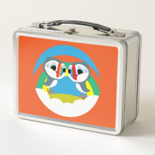 Puffin Rocks Metal Lunch Box