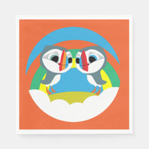 Puffin Rocks Napkin