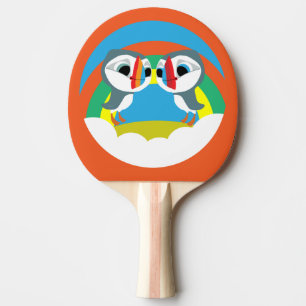 Puffin Rocks Ping Pong Paddle
